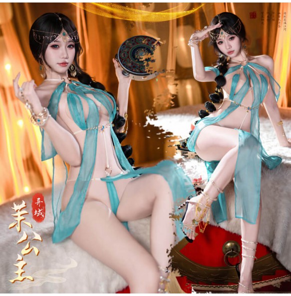FEE ET MOI - Exotic Belly Dancer Outfit (Green)